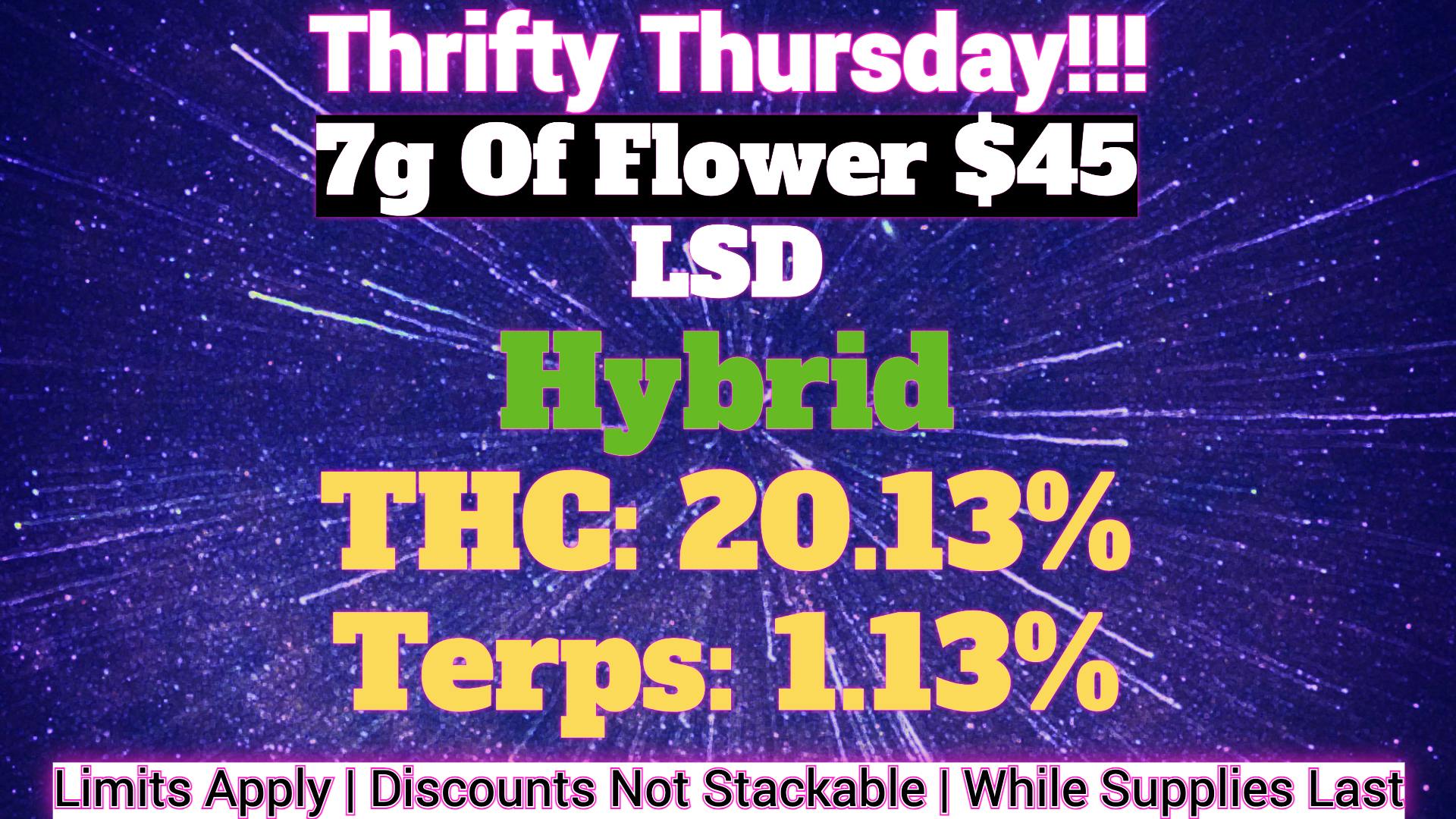 Laughing Salmon Cannabis Thrifty Thursday!!! 7g Flower $45