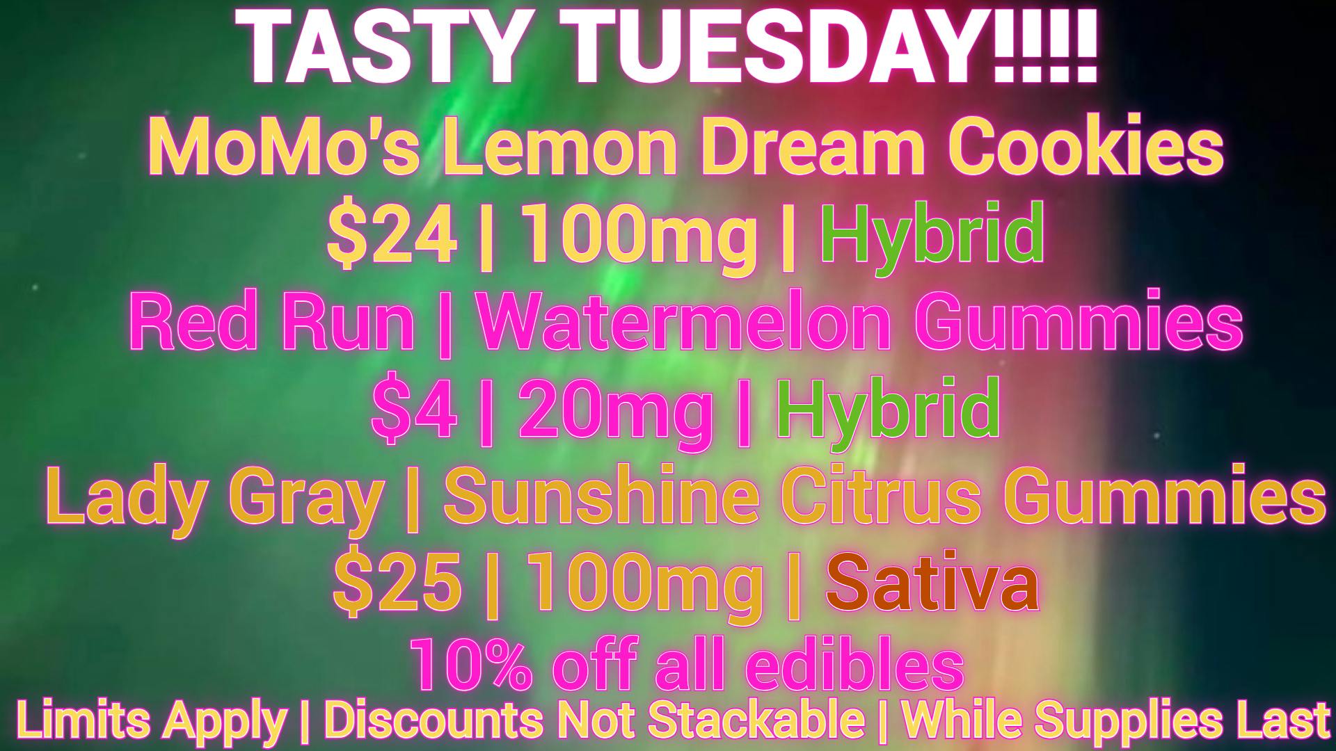 Laughing Salmon Cannabis Tatsy Tuesday!!!
