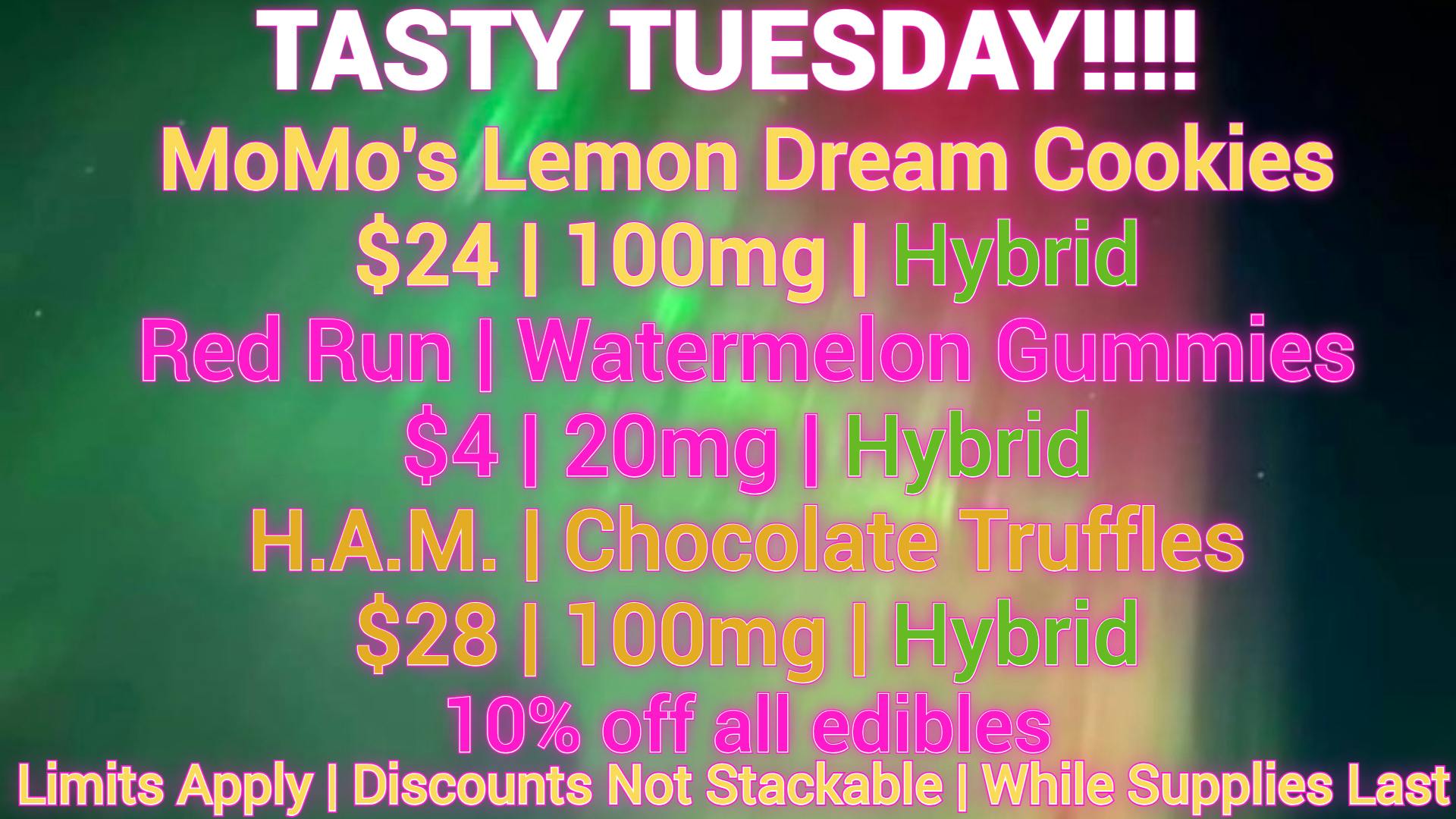Laughing Salmon Cannabis Tasty Tuesday!!