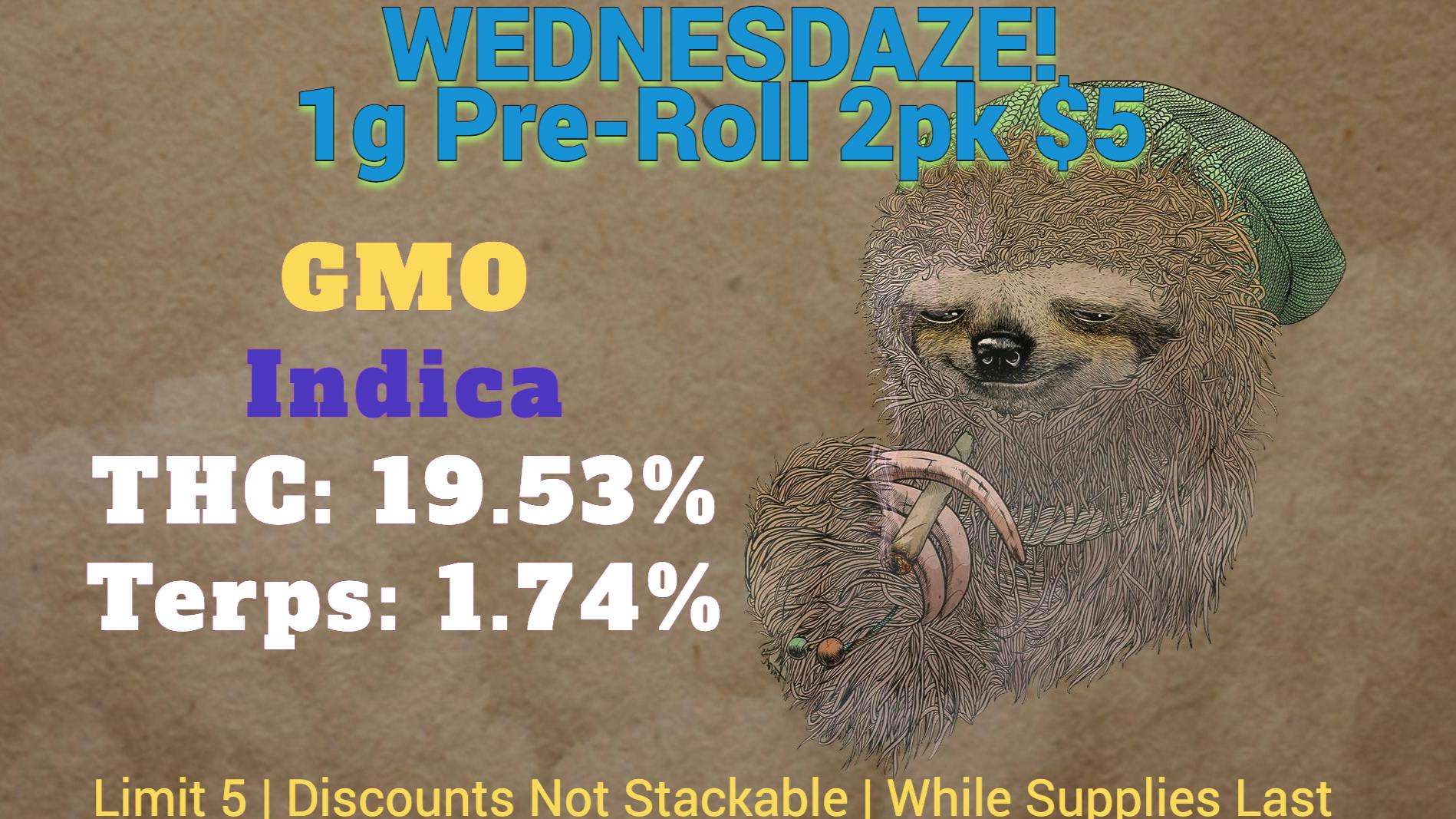 Laughing Salmon Cannabis Wednesdays $5 1g 2pk