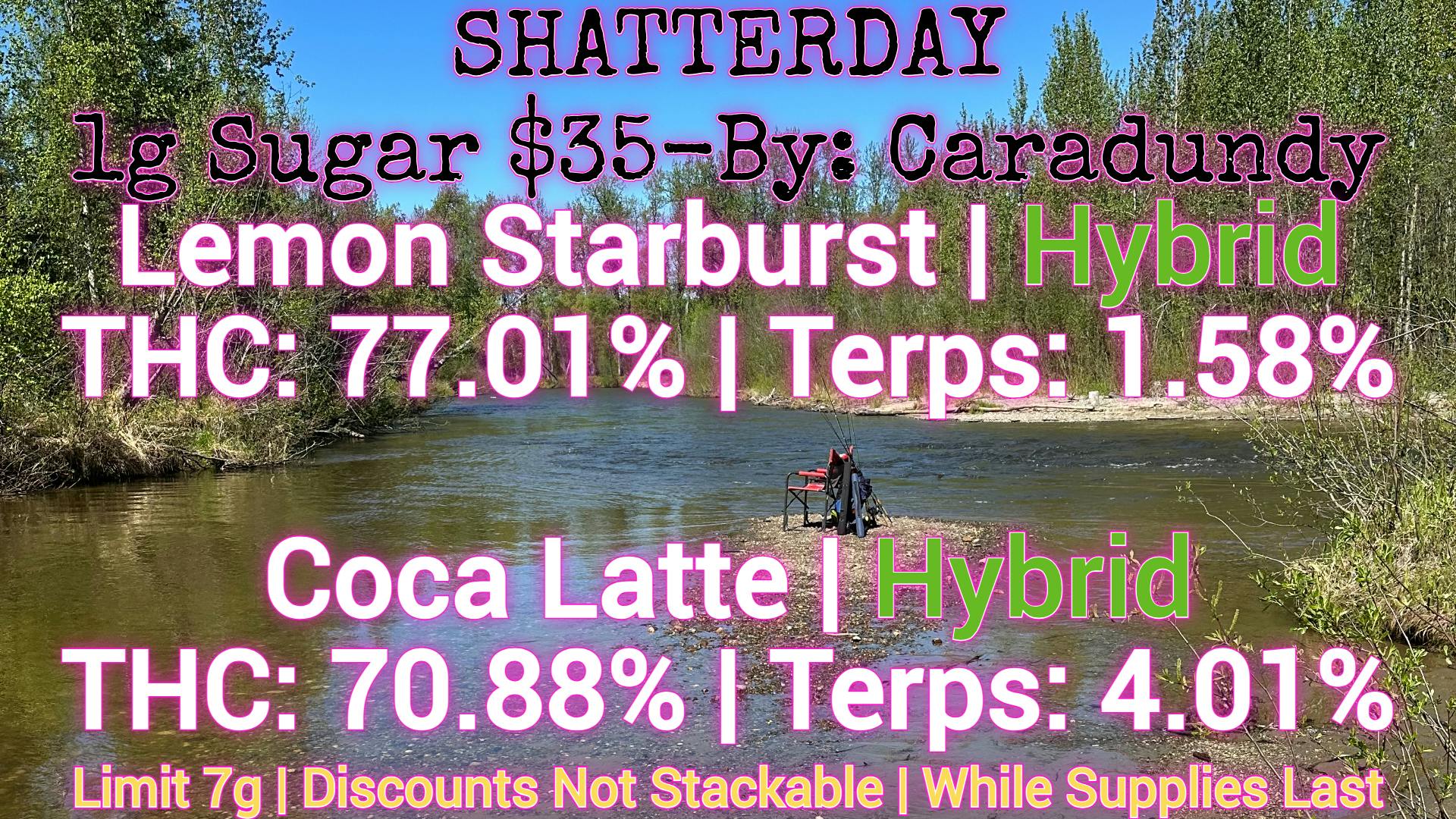 Laughing Salmon Cannabis Shatterday!!!!!