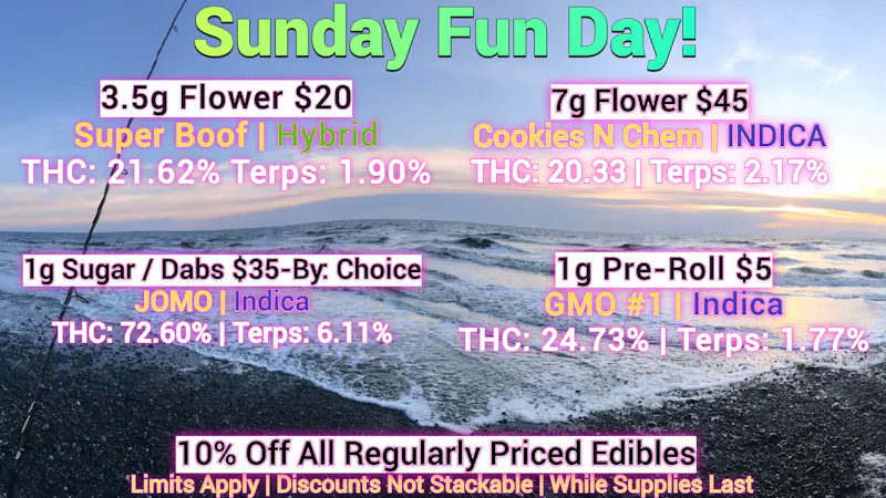 Laughing Salmon Cannabis Sunday Funday!!
