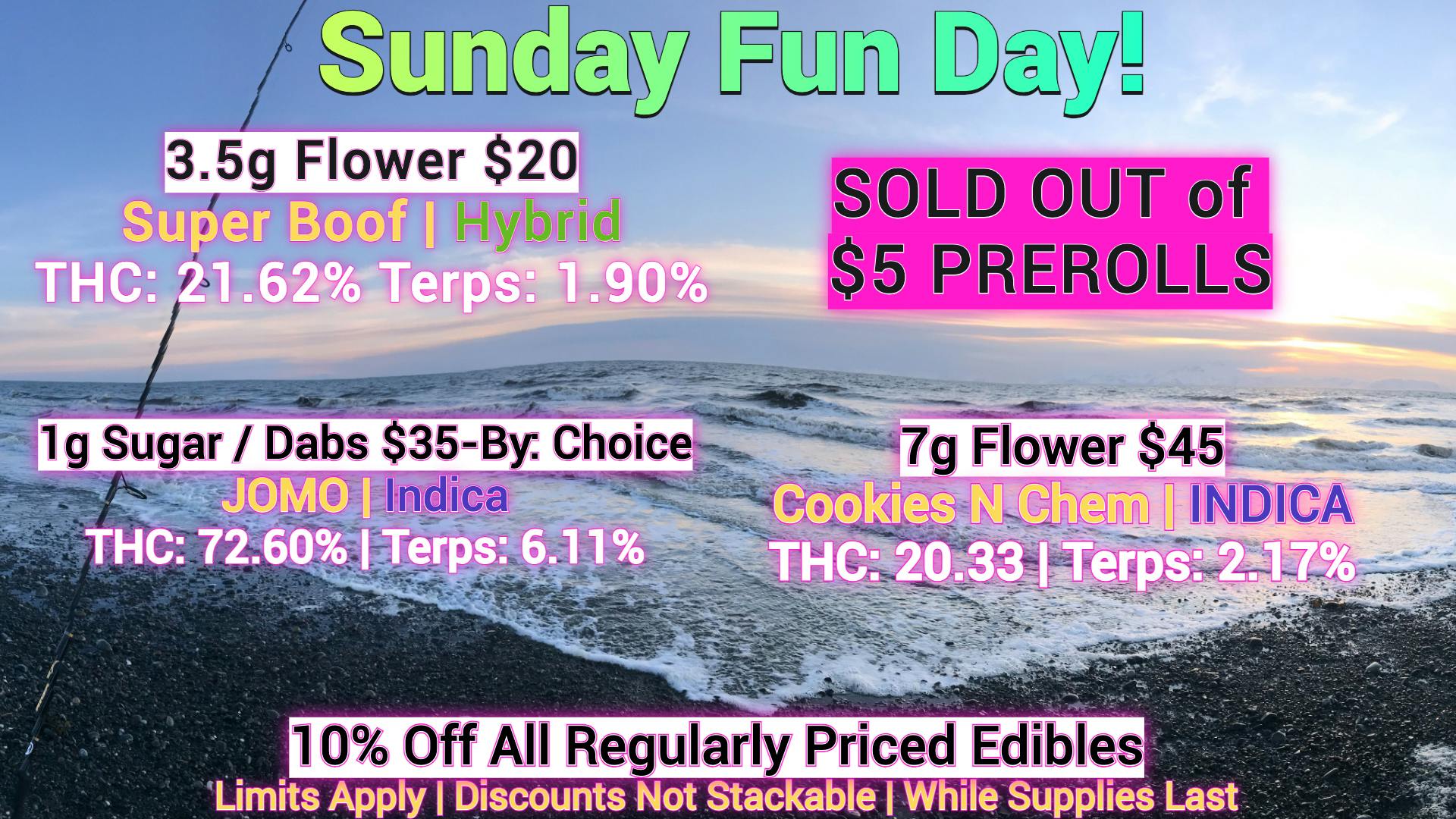 Laughing Salmon Cannabis Sunday Funday!!