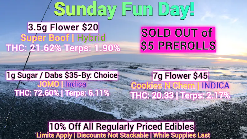Laughing Salmon Cannabis Sunday Funday!!