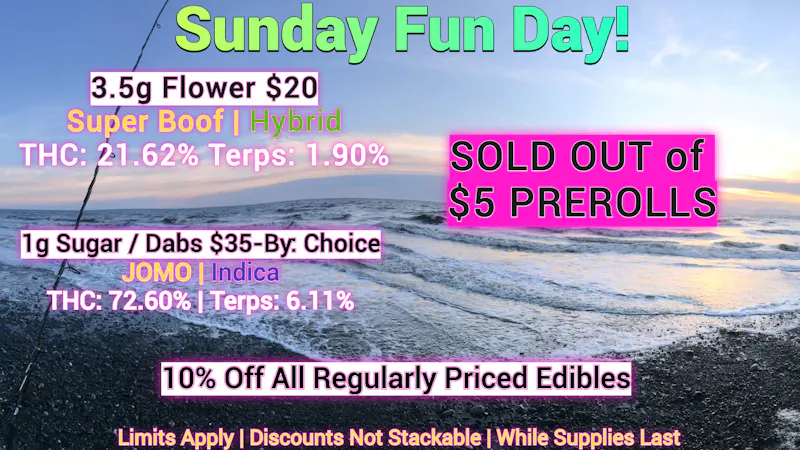 Laughing Salmon Cannabis Sunday Funday!!