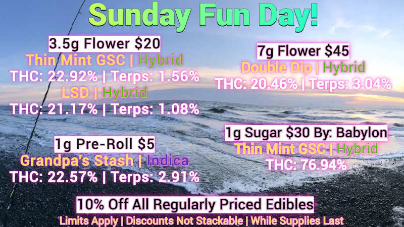 Laughing Salmon Cannabis Sunday Funday!!!