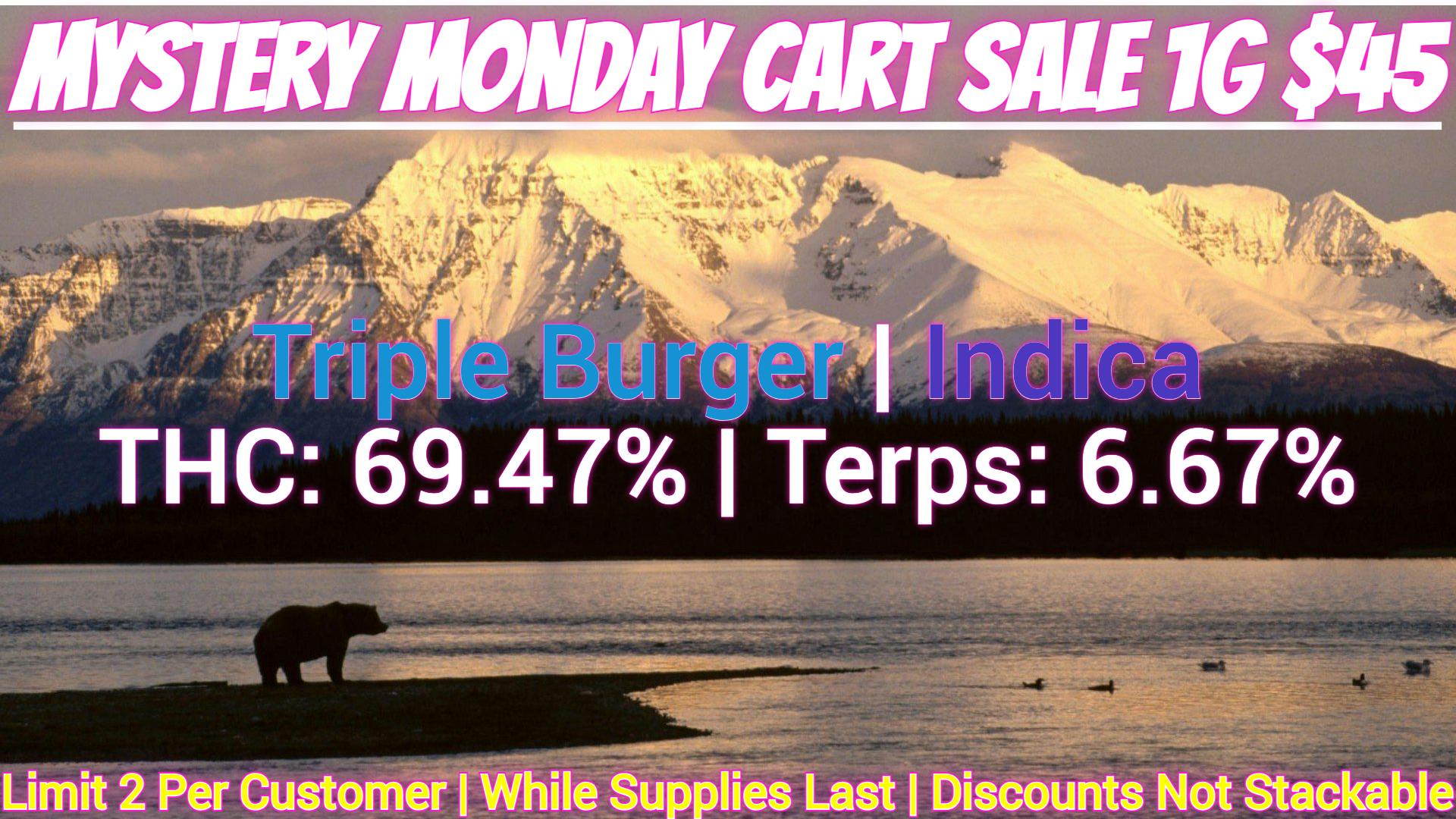 Laughing Salmon Cannabis Mondaze $45 1g Cartridge