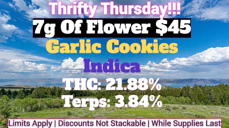 Laughing Salmon Cannabis Thrifty Thursday Is 7g Of Flower For $45
