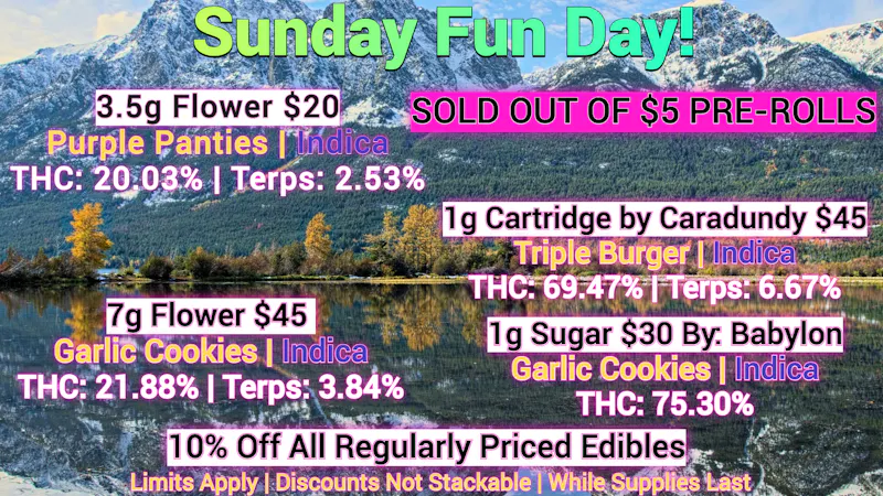 Laughing Salmon Cannabis Sunday Funday!!!