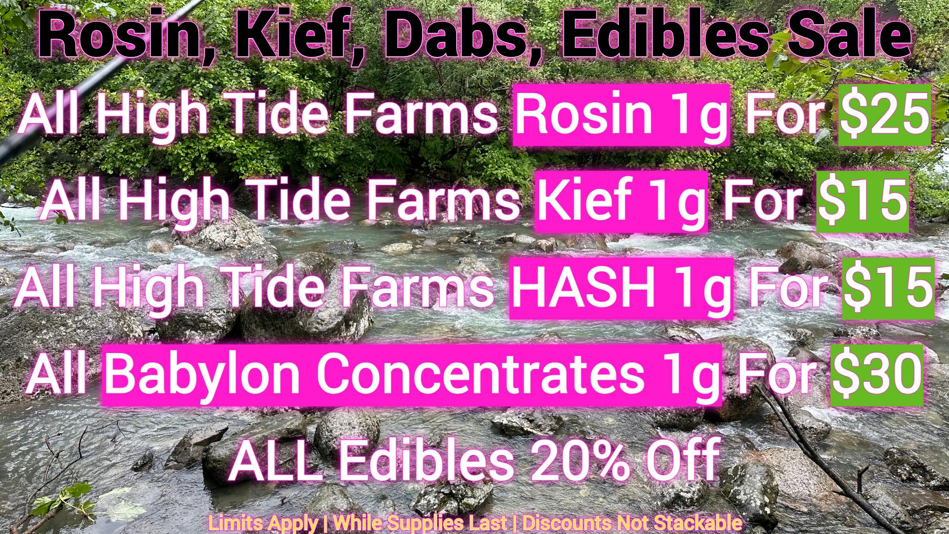 Laughing Salmon Cannabis PFD Shatterday!!