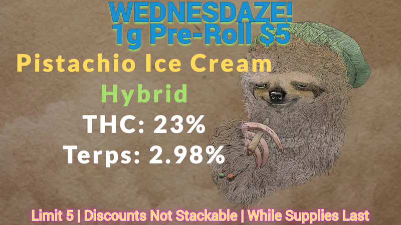 Laughing Salmon Cannabis Wednesdaze!!! 1g Pre-Roll $5