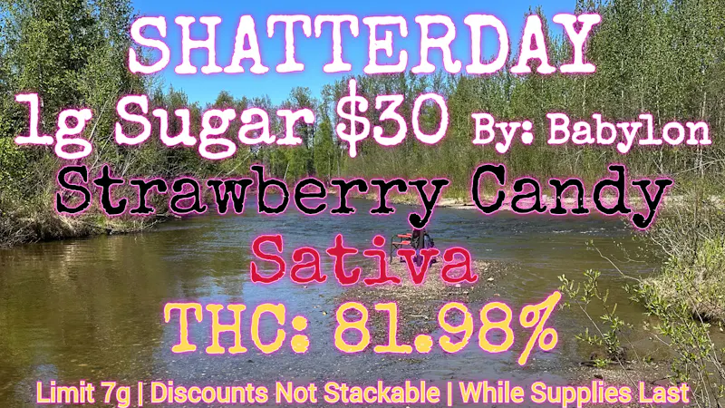 Laughing Salmon Cannabis Shatterday!!!!!