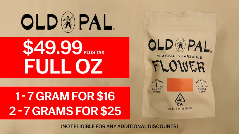 The Boulevard Dispensary OLD PAL FULL OZ $49.99!