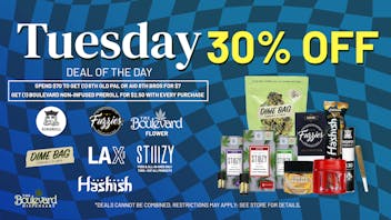 The Boulevard Dispensary TUESDAY DAILY DEAL!🔥