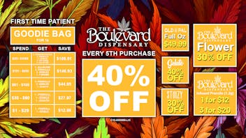 The Boulevard Dispensary FIRST-TIME PATIENT PERK: GOODIE BAG FOR JUST 1¢!🔥