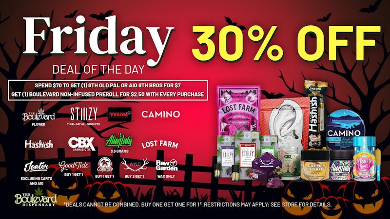 The Boulevard Dispensary FRIDAY DAILY DEAL!🔥