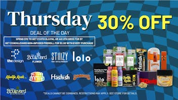 The Boulevard Dispensary THURSDAY DAILY DEAL!🔥