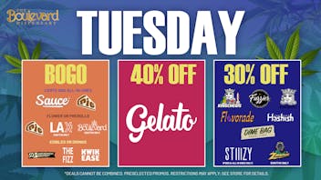 The Boulevard Dispensary TUESDAY DAILY DEAL!🔥