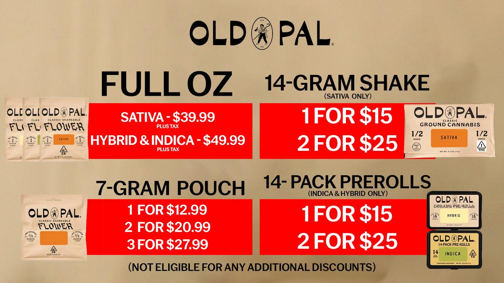 The Boulevard Dispensary OLD PAL FULL OZ STARTING AT $39.99🔥🔥