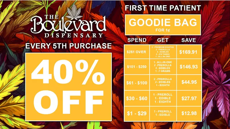 The Boulevard Dispensary FIRST TIME PATIENT PERK!🔥