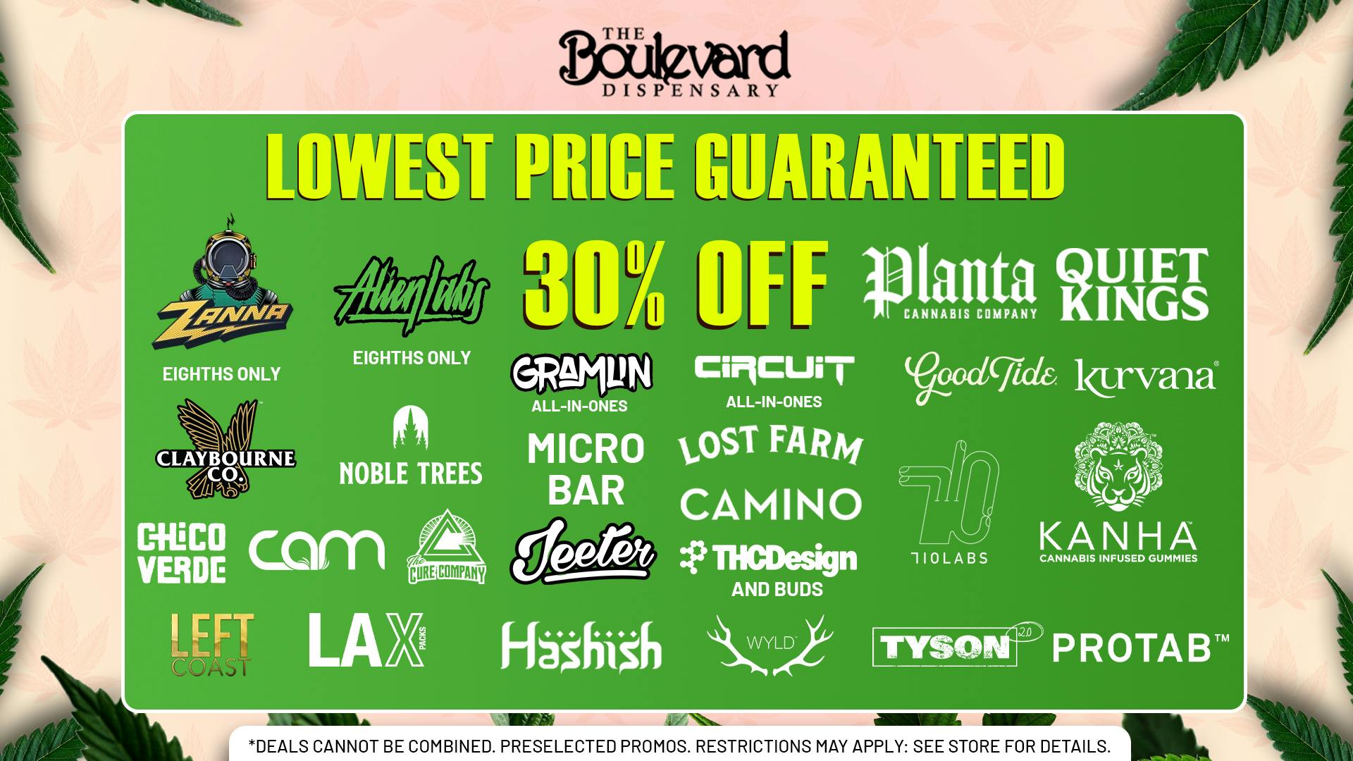 The Boulevard Dispensary LOWEST PRICES GUARANTEED!