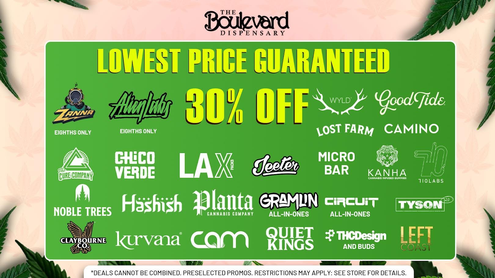 The Boulevard Dispensary LOWEST PRICES GUARANTEED!