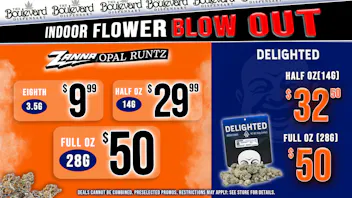 The Boulevard Dispensary BLOW OUT SALE! Indoor Flower as low as $9.99 🔥