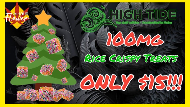 24 Hour Flower O Rice Crispy Treat, O Rice Crispy treat