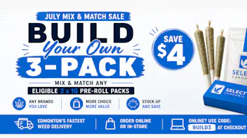 Select Cannabis Co. Alberta Ave 🌞 July Mix & Match – Build Your Own 3-Pack