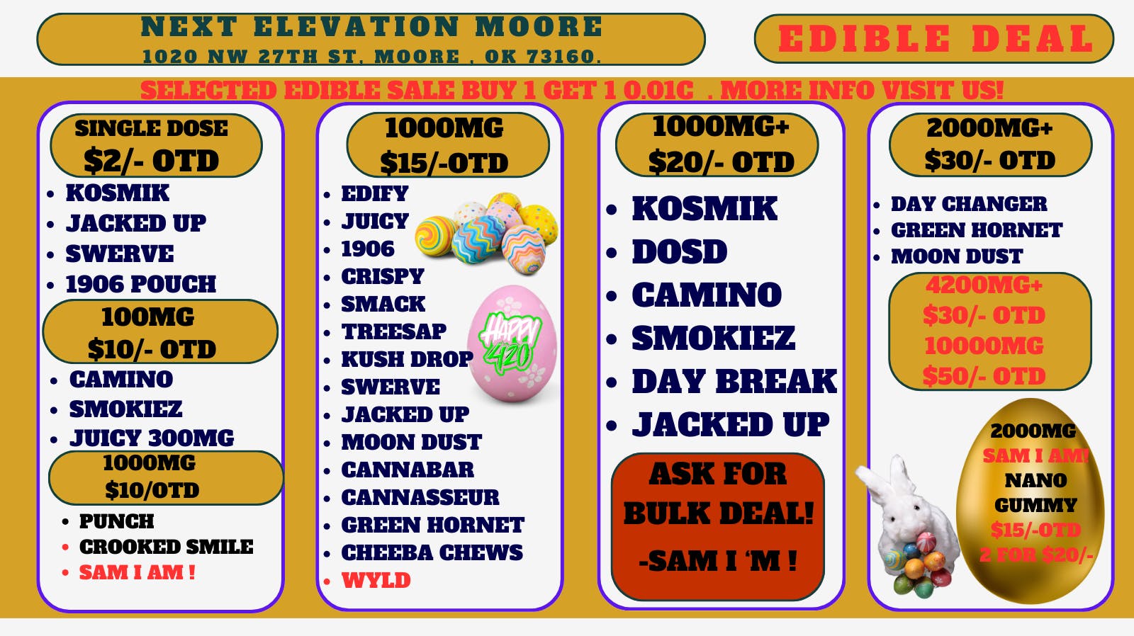 NEXT ELEVATION BUD NESTING ! SALE! SALE! SALE!