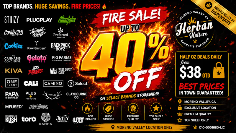 Herban Kulture Moreno Valley -UP TO 40% OFF-