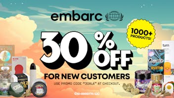 Embarc Alameda 30% OFF - MUST USE WEEDMAPS CODE