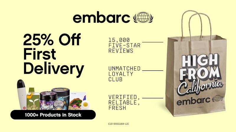 Embarc Delivery - Elk Grove 25% OFF FIRST DELIVERY