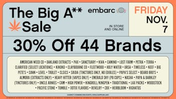 Embarc Alameda The Big A** Sale 30% Off 44 Brands