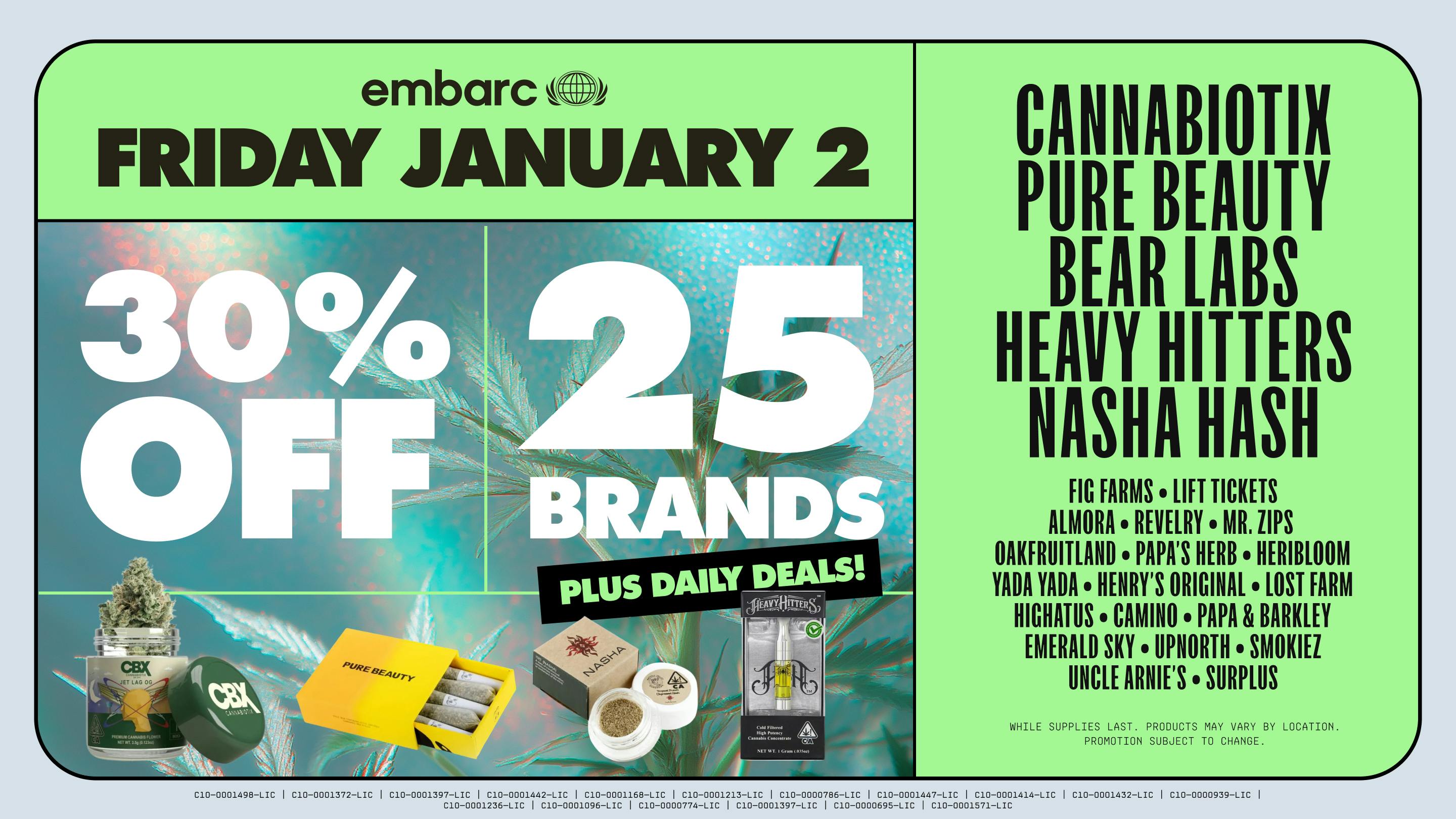 Embarc Delivery - Sacramento First Friday | 30% Off Select 25 Brands