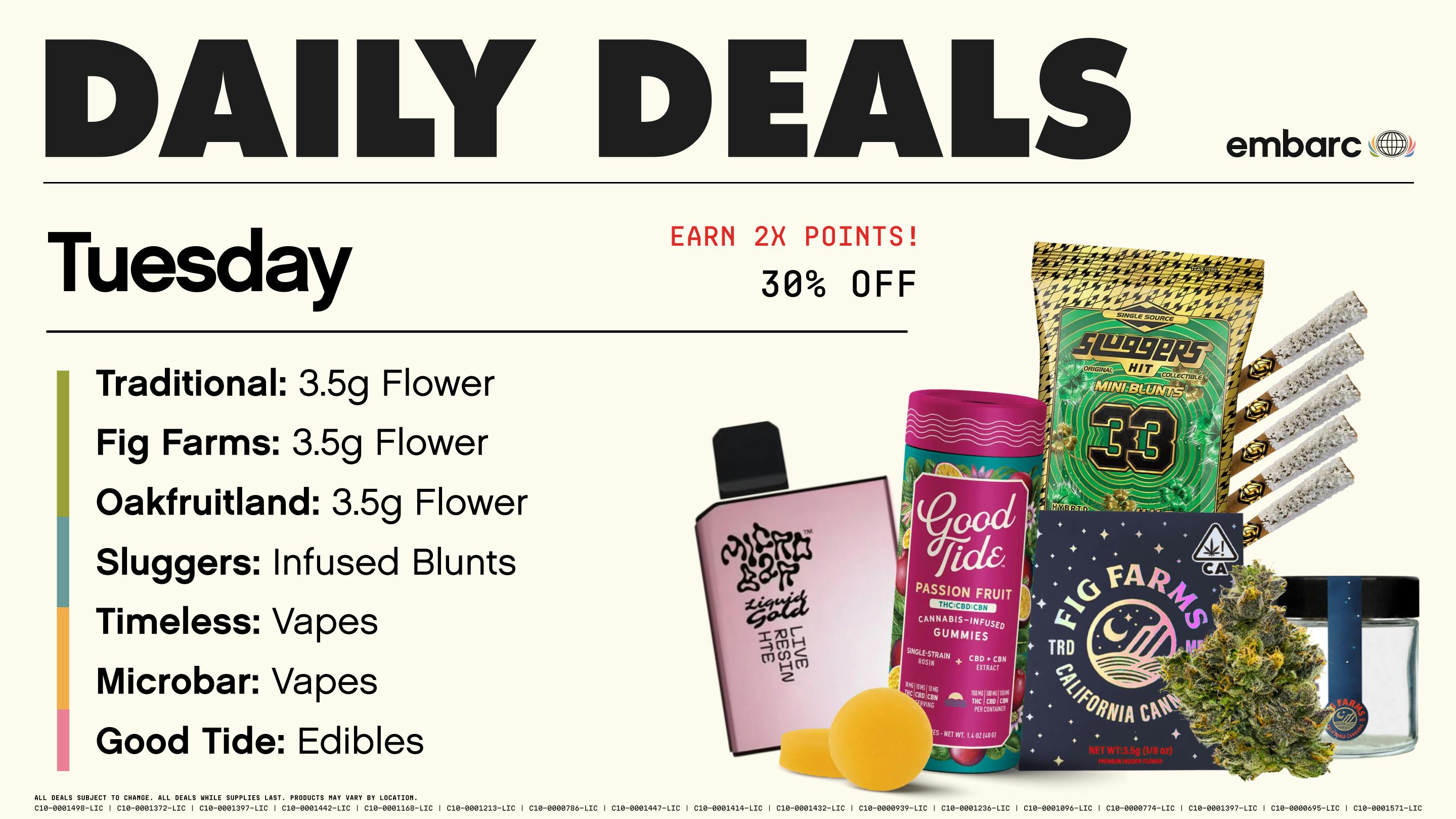 Embarc - Fresno Blackstone Daily Deals | Tuesday 30% Off