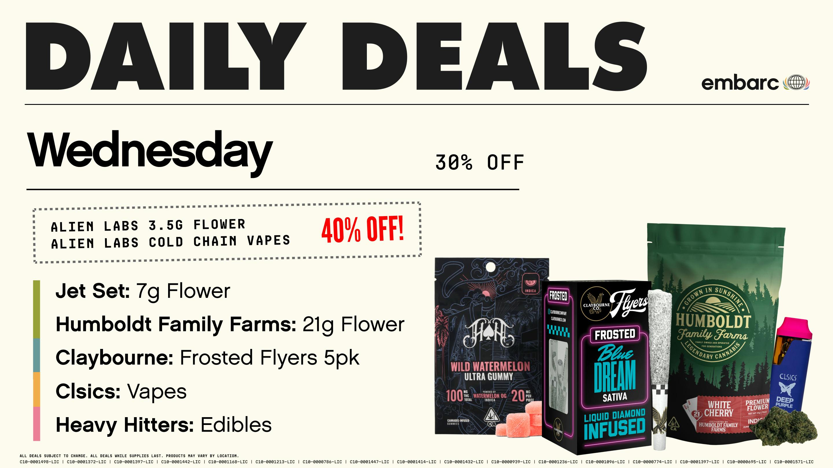 Embarc Fontana Wednesday Daily Deals Up to 40% Off