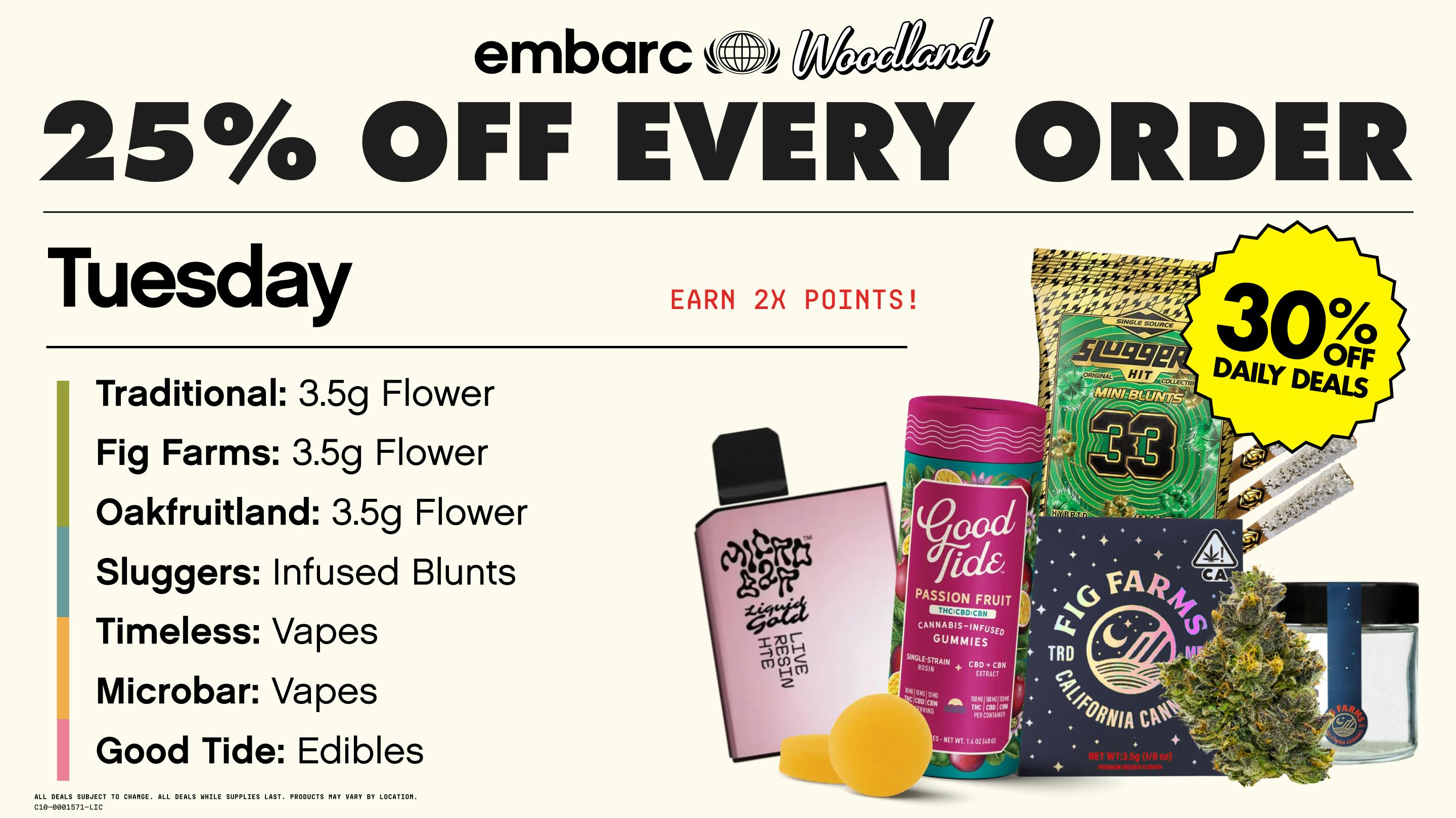 Embarc Woodland (NOW OPEN) 25% OFF EVERY ORDER | ONLINE ONLY