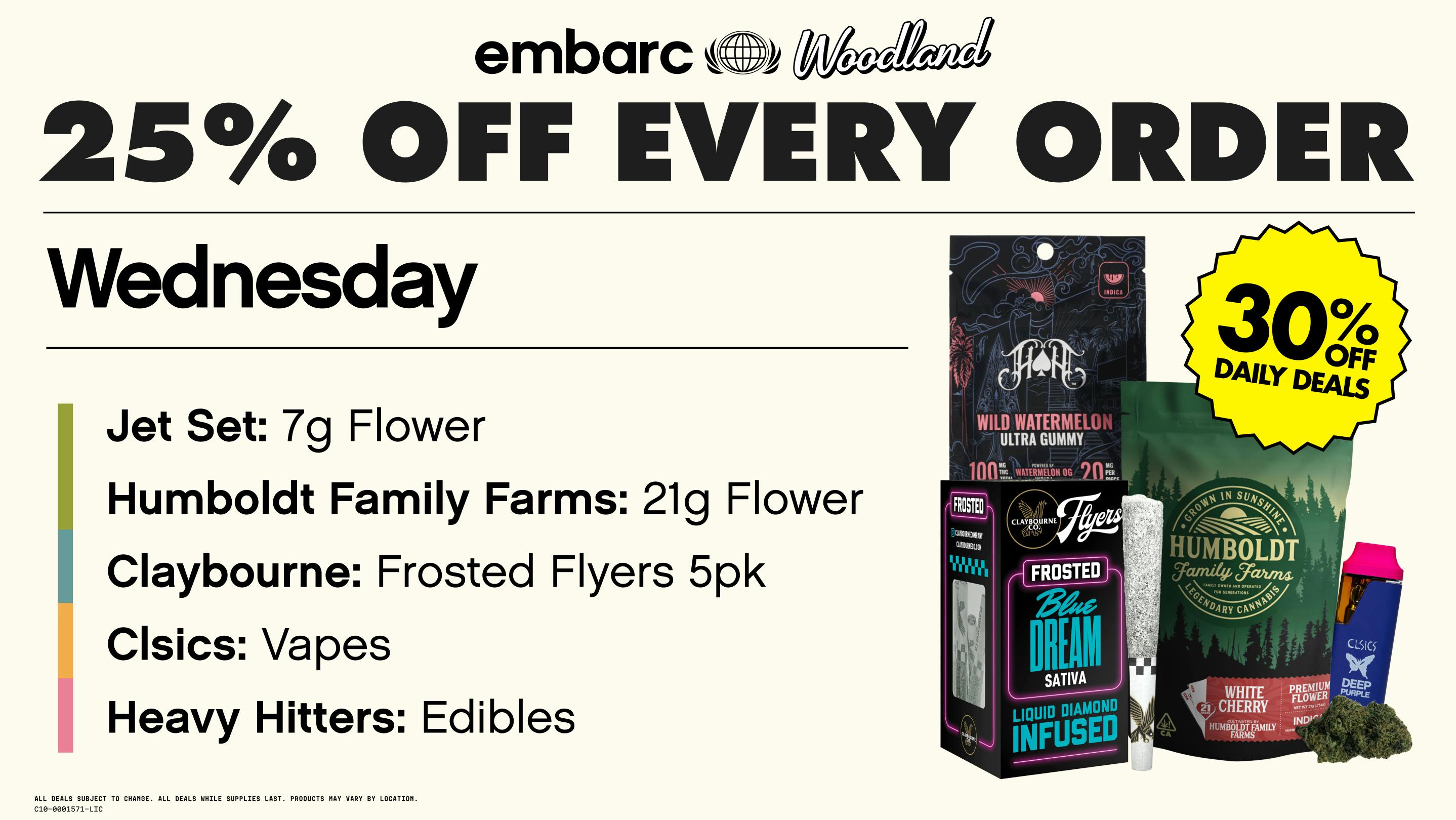 Embarc Woodland (NOW OPEN) 25% OFF EVERY ORDER | ONLINE ONLY