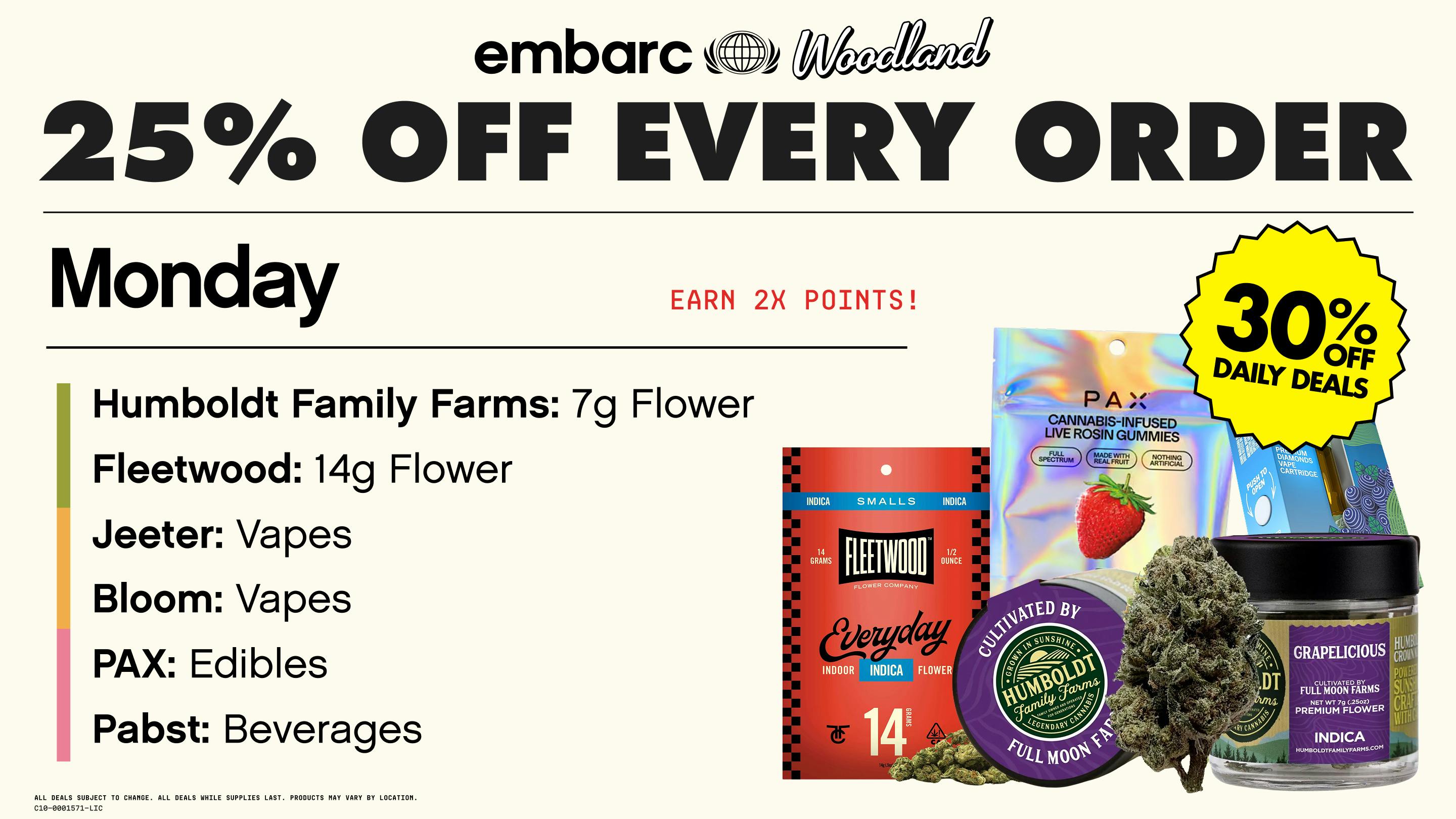 Embarc Woodland (NOW OPEN) 25% OFF EVERY ORDER | ONLINE ONLY