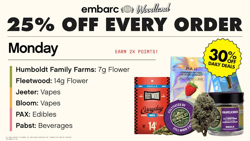 Embarc Woodland (NOW OPEN) 25% OFF EVERY ORDER | ONLINE ONLY