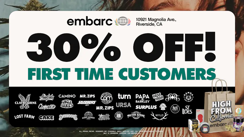 Embarc - Riverside (NOW OPEN) 30% OFF FIRST ORDER - MUST USE CODE