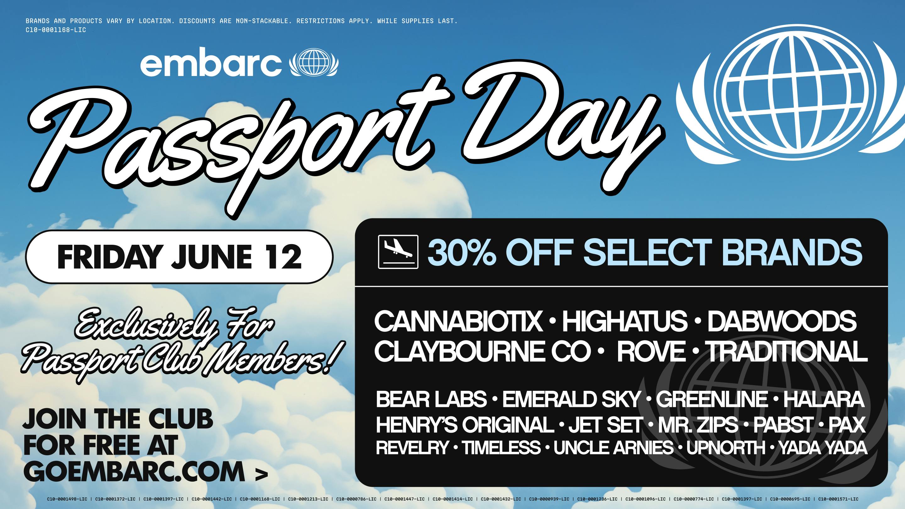 Embarc - Martinez Passport Day 30% Off Select Top Brands