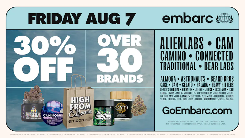 Embarc - Madera August First Friday 30% Off 30+ Brands