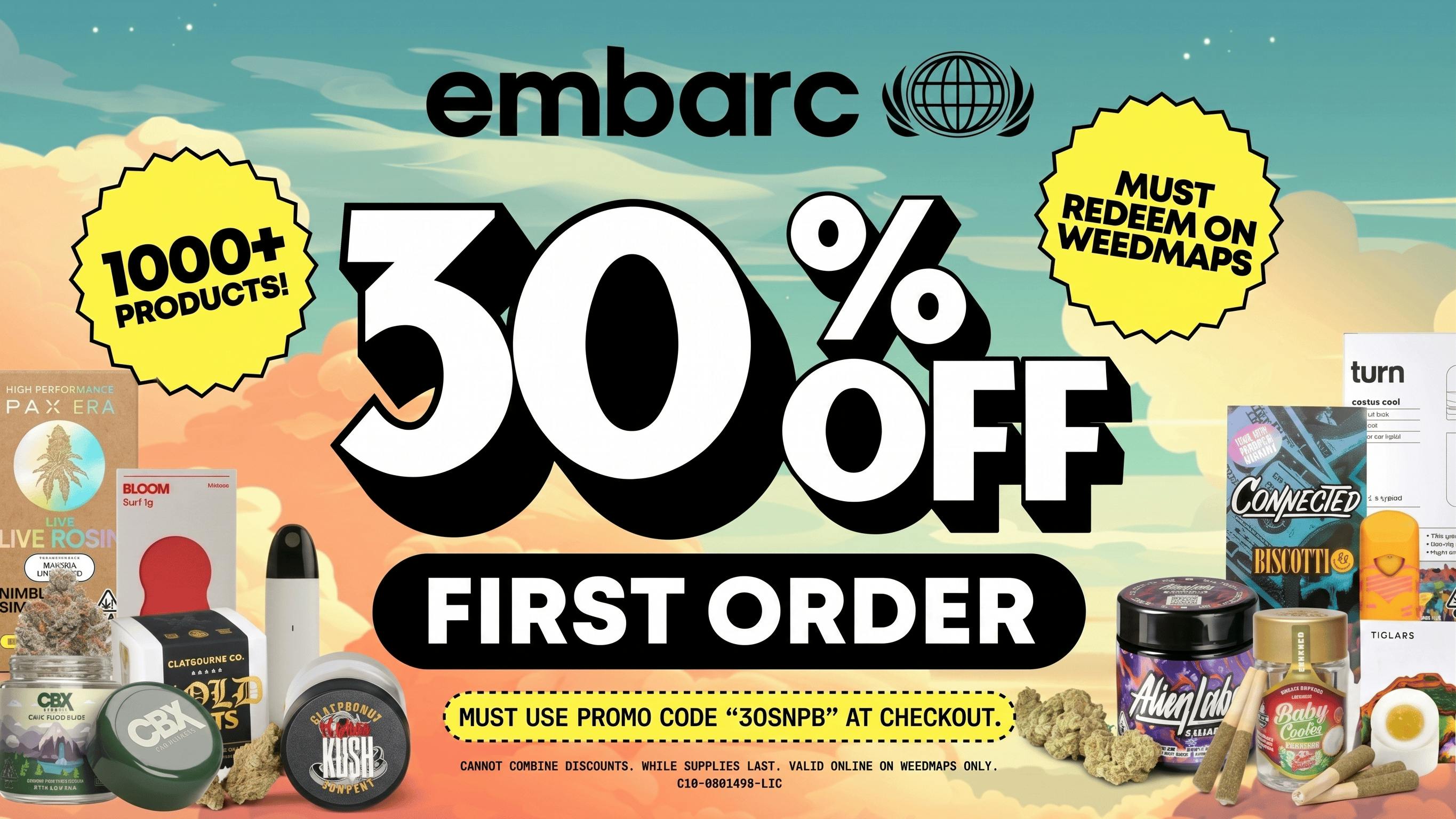 Embarc - San Pablo (Now Open) 30% OFF FIRST ORDER - MUST USE CODE ON WEEDMAPS