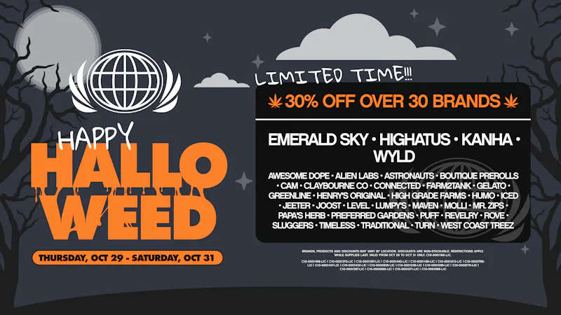 Embarc Cannabis Outlet Halloweed 30% Off 30+ Brands
