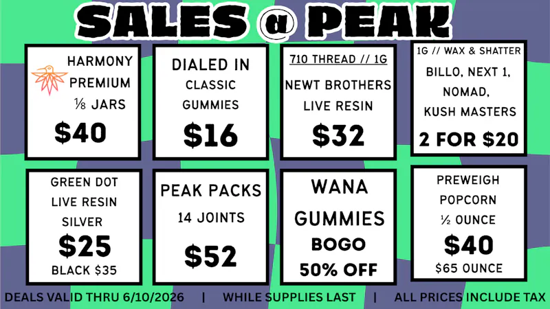 Peak MJ Sedgwick WEEKLY DEALS June 4-10