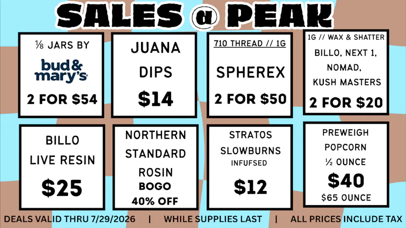 Peak MJ Sedgwick WEEKLY DEALS July 23-29