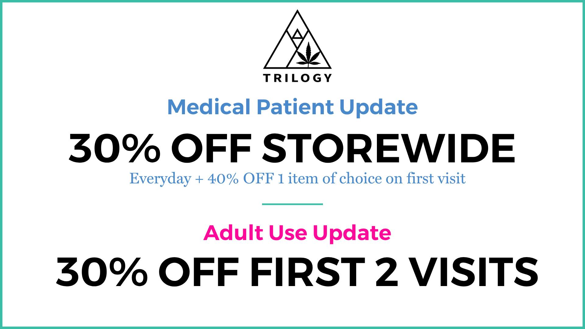 Trilogy Wellness NEW CUSTOMER? SHOP + SAVE 30% OFF FIRST 2 ORDERS!