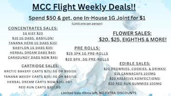 MCC Flight Feeling Blue? We have hot Sales! (MCC Flight Only)